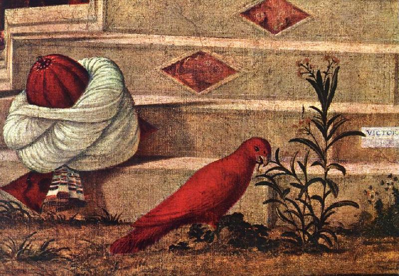 CARPACCIO, Vittore Baptism of the Selenites (detail) sdf oil painting image